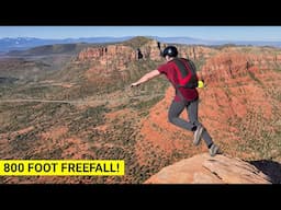 WINDY Sedona Base Jump - UNCUT