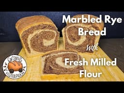 Marbled Rye Bread Made With Fresh Milled Flour - GISP