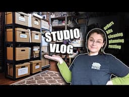 End-Of-Year Studio Vlog🎄Cleaning up for 2025!