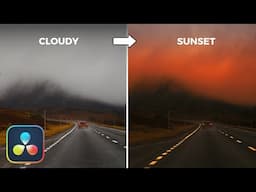 Master Transforming Cloudy Skies into Vibrant Sunsets in DaVinci Resolve