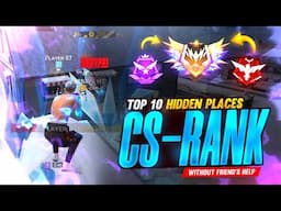 TOP 10 HIDDEN PLACES IN CLASH SQUAD IN FREE FIRE | CS RANK PUSH TIPS AND TRICKS 2025 | Player 07