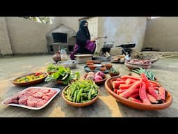 Beautiful Village Life Punjab Pakistan | Woman Cooking Village Food | Woman making delicious dishes