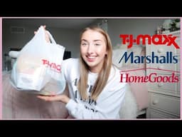 HUGE TJMAXX, MARSHALLS, HOMEGOODS HAUL!! | Clothing, Pets, Home Decor & more!