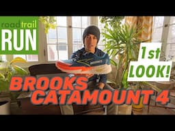 Brooks Running CATAMOUNT 4 | FIRST LOOK | comparison to V3