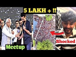 Elvish yadav grand meetup in tau devi lal stadium | Haryana cm | Harsh beniwal | uk07 rider | fukra