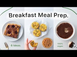 5 Overnight Breakfast Ideas. (easy, vegan & high protein...kinda)