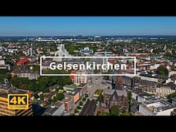 Gelsenkirchen , Germany 🇩🇪 | 4K Drone Footage (With Subtitles)