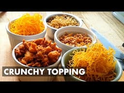 Top 5 Crunchy Topping for Sushi, Salad and Crispy Recipes || Easy & Quick Recipe