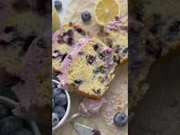 One Bowl MOIST Lemon Blueberry Loaf Cake and it’s all vegan 😮‍💨🫶