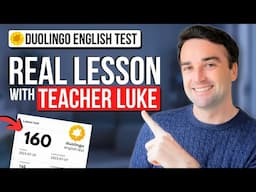 Duolingo English Test: Real Lesson with Teacher Luke 2025!