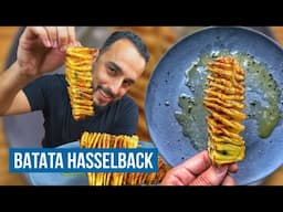 Receita fácil de batata hasselback na airfryer