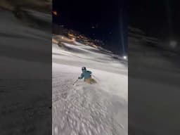 August was feeling the night skiing at Red Mountain Resort. #ski #skiing