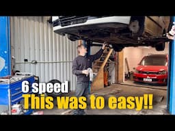 Vw caddy - the easiest 6 speed swap I’ve ever done