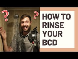 How To Rinse Your BCD | Quick Scuba Tips