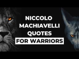 Niccolo Machiavelli Quotes For Warriors - Motivational Quotes