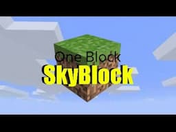 Skyblock mas só com um bloco!!!! - One Block Skyblock