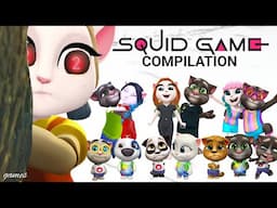 My Talking Tom Friends - COMPILATION SQUID GAME 2 Mama Papa Brothers