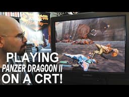 Panzer Dragoon II Zwei for Sega Saturn on a CRT (Memory Lane)