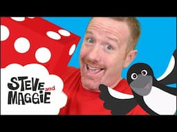 Funny Huge Dice Game with Steve and Maggie | English for Kids | Wow English TV