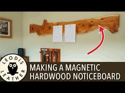 Making a Magnetic Hardwood Notice Board with the Festool LR 32 and a Rubio Monocoat Finish