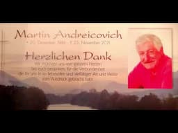 Zur  Erinnerung an Martin Andreicovich