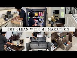 *2024* END OF YEAR CLEAN WITH MARATHON | COOK, CLEAN, DECLUTTER, ORGANIZE, SHOP, RESTOCK & LAUNDRY