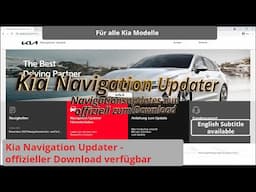 Kia Navigation Updater - Software/Kartenupdates offizieller Download verfügbar (Ceed, EV6, Stinger..