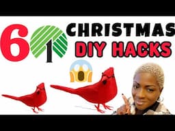 Dollar Tree Christmas DIY HACKS using ornaments 2024