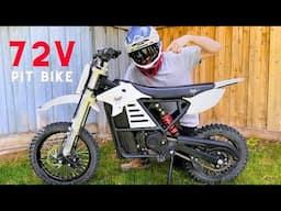 INSANE 72V Pit Bike // Ripz Moto has more volts than my Talaria Sting