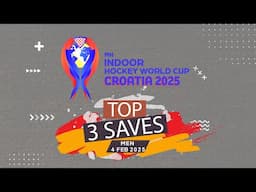 FIH Indoor Hockey World Cup Croatia 2025 - Top Saves - Day 2 | Men