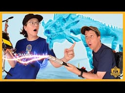 Ghostbusters Frozen Empire Dragon Ghost & Orb Battle Aaron & LB the FunQuesters!