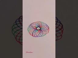 spirograph art reminds me of my childhood  #spirograph #youtubeshorts