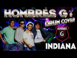 INDIANA - HOMBRES G - drum cover w / alesis nitro mesh kit