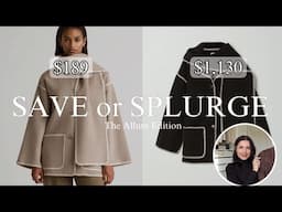 SAVE or SPLURGE WINTER HAUL 2025 | Toteme, Alaia, Uggs and more | The Allure Edition