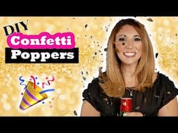 Easy New Year's Confetti Poppers | DIY | Tutorial | Kids Crafts