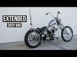 1984 Big Twin Evo Chopper Build Part 5 | Custom 40" Sissy Bar