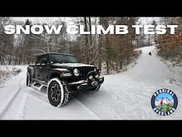 Jeep Gladiator 2WD vs. 4WD | Snow Climb!