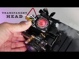 See How a Small 4-Stroke Engine With a TRANSPARENT HEAD Works