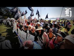 Waitangi 2025 Day 3: Protesters disrupt David Seymour's speech