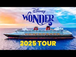 Disney Wonder Full Ship Tour 2025 - Including NEW Changes!