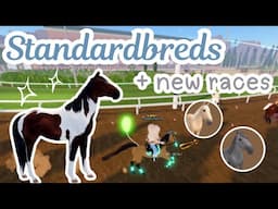 Checking Out the *STANDARDBREDS* & New Race Update! | Wild Horse Islands