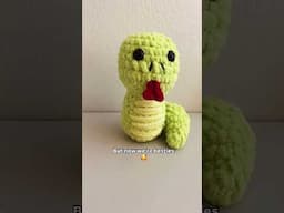 Meet “matcha the smoll snake”! Free pattern now out on my blog at themaryjay.com