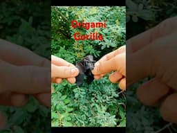 Walking Origami Gorilla #origami#gorilla#tutorial#animals#diy