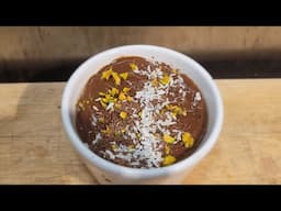 Sugar free delicious healthy vegan chocolate pudding🍫😋