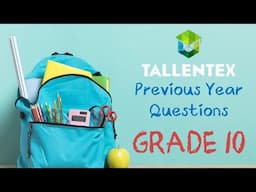 ALLEN's TALLENTEX | High Admission Scholarship Exam | Grade 10 | Previous Year Questions | PCMB