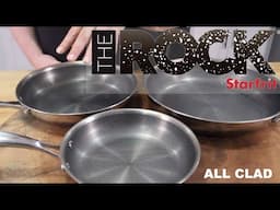 THE ROCK ALL CLAD FRY PANS