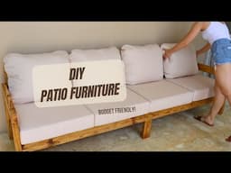 DIY Patio Furniture Build!