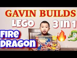 UNBOXING/BUILDING + REVIEW | LEGO CREATOR 3in1 FIRE DRAGON