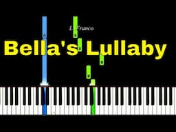 Bella's Lullaby  Easy Piano Tutorial  Twilight  Synthesia