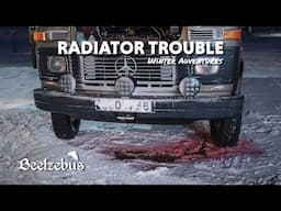 Winter Van Life Adventures - Punctured Radiator While Driving